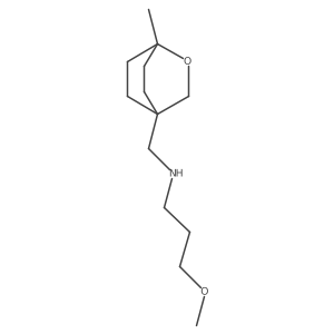 (3-Methoxypropyl)({1-methyl-2-oxabicyclo[2.2.2]octan-4-yl}methyl)amine Structure