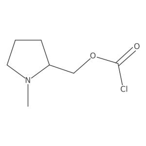 [(2R)-1-methylpyrrolidin-2-yl]methyl chloroformate Structure