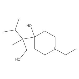 1-Ethyl-4-(1-hydroxy-2,3-dimethylbutan-2-yl)piperidin-4-ol Structure