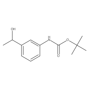 tert-butyl N-{3-[(1S)-1-hydroxyethyl]phenyl}carbamate Structure