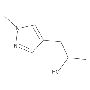 (2R)-1-(1-methyl-1H-pyrazol-4-yl)propan-2-ol Structure