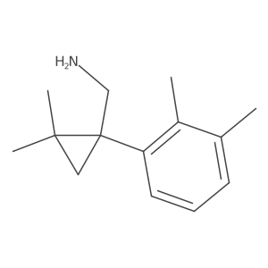 [1-(2,3-Dimethylphenyl)-2,2-dimethylcyclopropyl]methanamine Structure