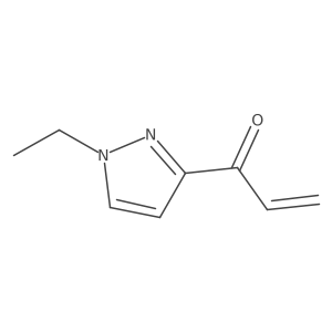 1-(1-ethyl-1H-pyrazol-3-yl)prop-2-en-1-one结构式
