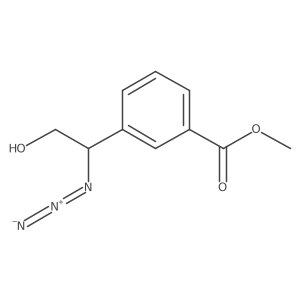 Methyl 3-(1-azido-2-hydroxyethyl)benzoate结构式