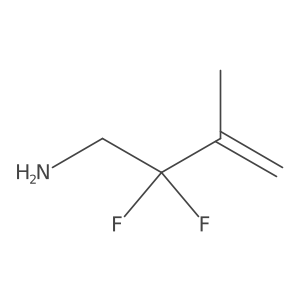 2,2-Difluoro-3-methylbut-3-en-1-amine Structure