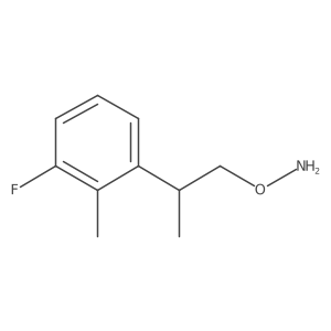 O-[2-(3-fluoro-2-methylphenyl)propyl]hydroxylamine结构式