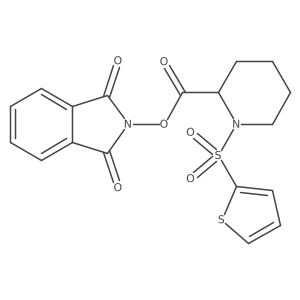 1,3-dioxo-2,3-dihydro-1H-isoindol-2-yl 1-(thiophene-2-sulfonyl)piperidine-2-carboxylate Structure