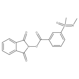 1,3-dioxo-2,3-dihydro-1H-isoindol-2-yl 3-[methyl(methylimino)oxo-lambda6-sulfanyl]benzoate结构式