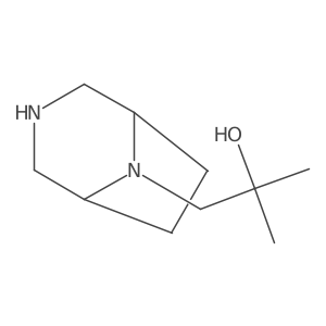 1-(3,8-Diazabicyclo[3.2.1]octan-8-yl)-2-methylpropan-2-ol Structure