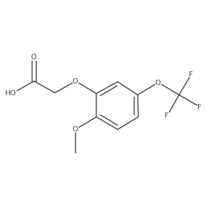[2-Methoxy-5-(trifluoromethoxy)phenoxy]acetic acid Structure