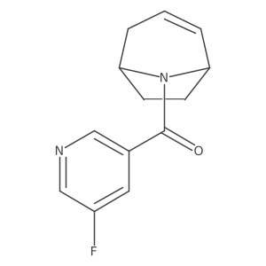 (1R,5S)-8-azabicyclo[3.2.1]oct-2-en-8-yl(5-fluoropyridin-3-yl)methanone结构式