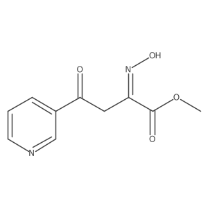 methyl 2-(N-hydroxyimino)-4-oxo-4-(pyridin-3-yl)butanoate结构式