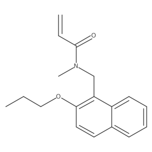 N-Methyl-N-[(2-propoxynaphthalen-1-yl)methyl]prop-2-enamide Structure
