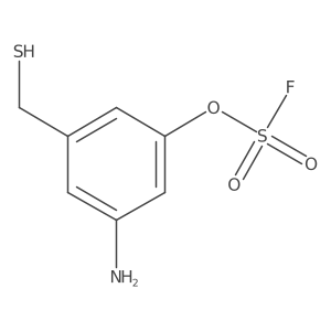 3-Amino-5-(sulfanylmethyl)phenyl sulfurofluoridate结构式