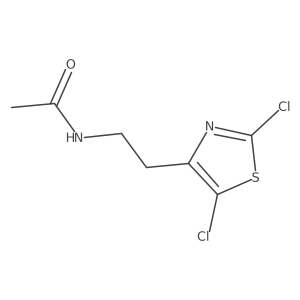 N-(2-(2,5-Dichlorothiazol-4-yl)ethyl)acetamide Structure