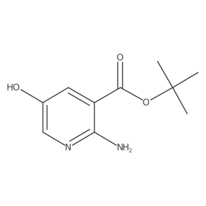 tert-Butyl 2-amino-5-hydroxynicotinate结构式