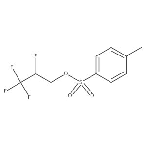 2,3,3,3-Tetrafluoropropyl 4-methylbenzene-1-sulfonate Structure