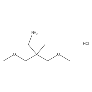 2-(Aminomethyl)-1,3-dimethoxy-2-methylpropane hydrochloride结构式