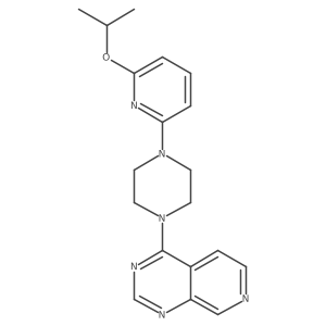 1-[6-(Propan-2-yloxy)pyridin-2-yl]-4-{pyrido[3,4-d]pyrimidin-4-yl}piperazine Structure