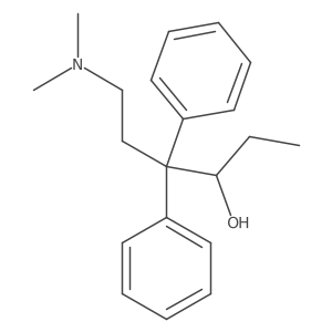 (3R)-6-(dimethylamino)-4,4-diphenylhexan-3-ol结构式