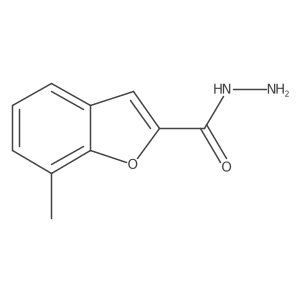 7-Methyl-2-benzofurancarboxylic acid hydrazide结构式