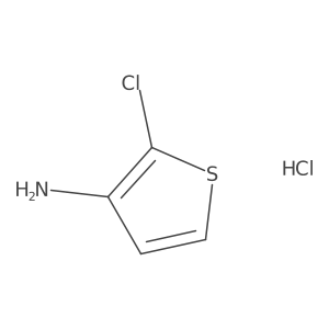 2-Chlorothiophen-3-amine hydrochloride结构式