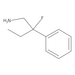 2-Fluoro-2-phenylbutan-1-amine Structure