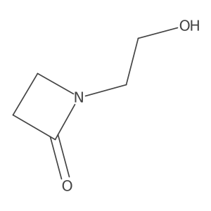 1-(2-Hydroxyethyl)azetidin-2-one结构式