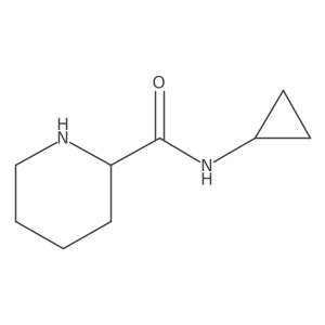 (2S)-N-cyclopropylpiperidine-2-carboxamide Structure