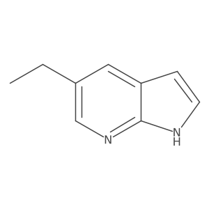 5-ethyl-1H-pyrrolo[2,3-b]pyridine结构式