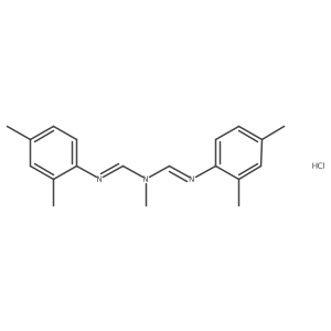 Amitraz hydrochloride (1:1)结构式