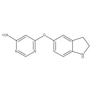5-(6-amino-pyrimidin-4-yloxy)-2,3-dihydro-1H-indole Structure