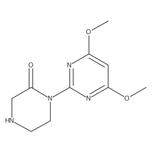 1-(4,6-Dimethoxy-pyrimidin-2-YL)-piperazin-2-one结构式
