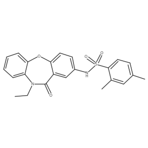 N-(10-ethyl-11-oxo-10,11-dihydrodibenzo[b,f][1,4]oxazepin-2-yl)-2,4-dimethylbenzenesulfonamide Structure