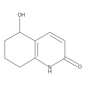 5-hydroxy-5,6,7,8-tetrahydro-1H-quinolin-2-one结构式