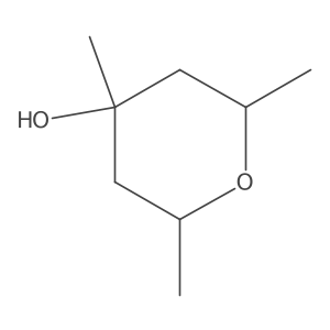 2,4,6-Trimethyloxan-4-ol Structure