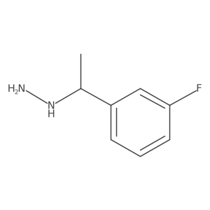 (1-(3-Fluorophenyl)ethyl)hydrazine结构式