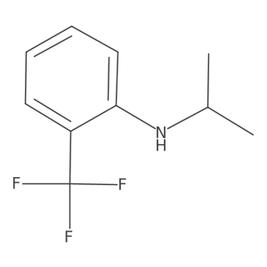 N-(propan-2-yl)-2-(trifluoromethyl)aniline Structure