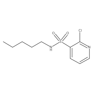 2-chloro-N-pentylpyridine-3-sulfonamide结构式