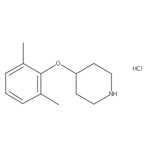 4-(2,6-Dimethylphenoxy)piperidine hydrochloride结构式