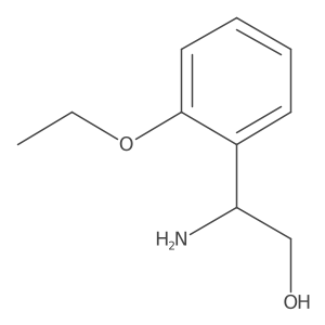 2-Amino-2-(2-ethoxyphenyl)ethan-1-ol结构式