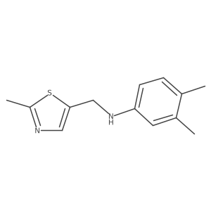 N-(3,4-Dimethylphenyl)-2-methyl-5-thiazolemethanamine Structure