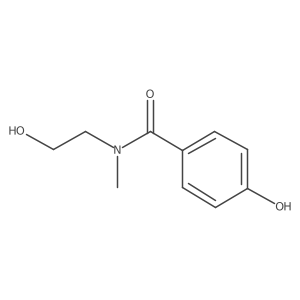 4-hydroxy-N-(2-hydroxyethyl)-N-methylbenzamide Structure
