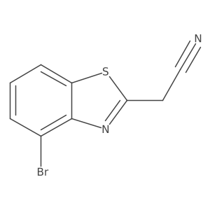 4-Bromo-2-benzothiazoleacetonitrile Structure