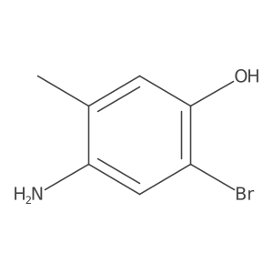 4-Amino-2-bromo-5-methylphenol Structure