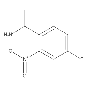 (R)-1-(4-Fluoro-2-nitrophenyl)ethan-1-amine Structure