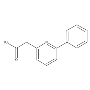 2-(6-Phenylpyridin-2-yl)aceticacid结构式