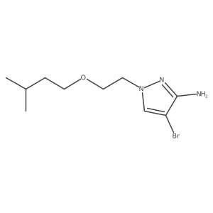 4-Bromo-1-(2-(isopentyloxy)ethyl)-1h-pyrazol-3-amine Structure