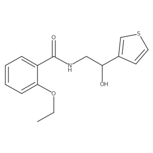 2-ethoxy-N-[2-hydroxy-2-(thiophen-3-yl)ethyl]benzamide结构式