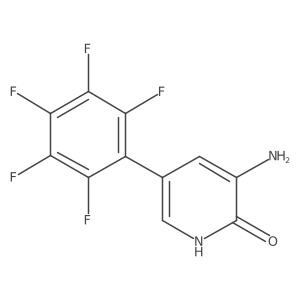 3-Amino-2-hydroxy-5-(perfluorophenyl)pyridine结构式